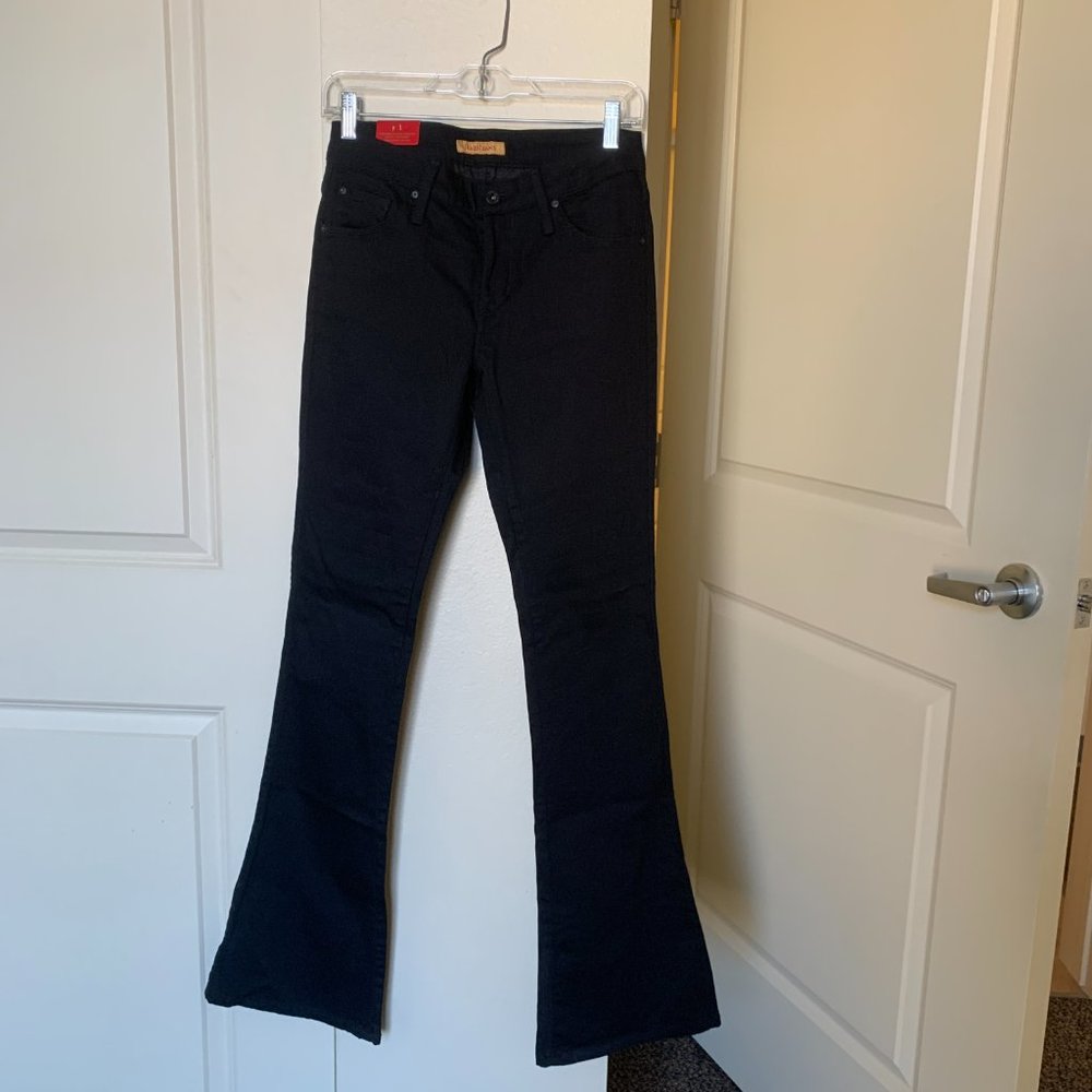 Black low-rise flare James Jeans NWT